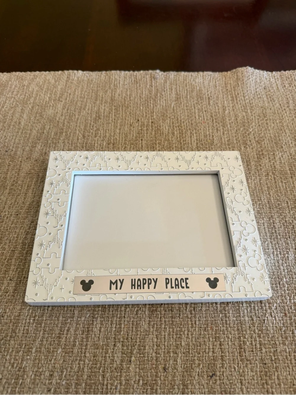 Disney ‘My Happy Place' Embossed Picture Frame